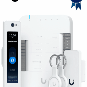 UBIQUITI UA-G2-SK-PRO - Kit de control de acceso profesional UniFi para 1 puerta, Entrada y Salida, Incluye: 1 x UA-Hub, 1 x Lector G2 Reader Pro, 1 x Lector G2 Reader, 2 x Llaveros de bolsillo NFC