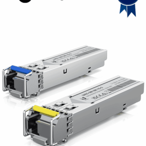 UBIQUITI UACC-OM-SM-1G-S-2 - Módulo SFP monomodo con transceptor mini GBIC, velocidad de hasta 1.25Gbps y conector tipo LC. Alcance de hasta 3km.