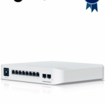 UBIQUITI USW-PRO-8-POE - Switch UniFi capa 3 de 8 puertos POE 802.3af/at/bt , 6 puertos POE+ , 2 puertos POE++ , 2 puertos SFP+ , 120W totales.