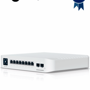 UBIQUITI USW-PRO-8-POE - Switch UniFi capa 3 de 8 puertos POE 802.3af/at/bt , 6 puertos POE+ , 2 puertos POE++ , 2 puertos SFP+ , 120W totales.