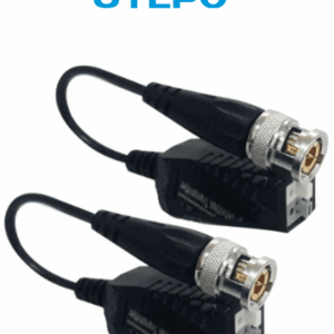 UTEPO UTP101PHD4BPAQ - Paquete de 100 pares de transceptores pasivos 4 en 1, soporta 4MP a 200M, 1080p a 250M, 720p a 300M en CVI, compatible con HDCVI, TVI, AHD y CVBS, con 2 terminales Push