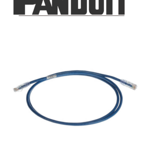 PANDUIT UTPSP3BUY Patch cord de 100% cobre UTP / 24 AWG / 3 pies (0.91 m) / Categoría 6 / Azul
