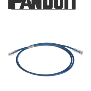 PANDUIT UTPSP5BUY Patch cord de 100% cobre UTP / 24 AWG / 5 pies (1.52 m) / Categoría 6 / Azul