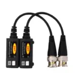 SAXXON VB - 01 Par de Transceptores Pasivos 4K  8MP (Video Baluns), Botón Push Superior, Empalmes Ordenados, 4K hasta 150m, 4MP a 200m, 1080p hasta 250m, Soporta HDCVI/HDTVI/AHD/CVBS