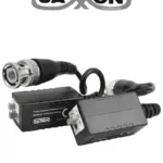 SAXXON VB-03 Par de transceptores pasivos (Video Baluns) soporta 8MP 4k a 150m, 4MP a 200m, 1080p a 250m, 720p a 300m en CVI. Compatible con HDCVI, TVI, AHD y CVBS. Incluye 2 terminales Push para fácil conexión