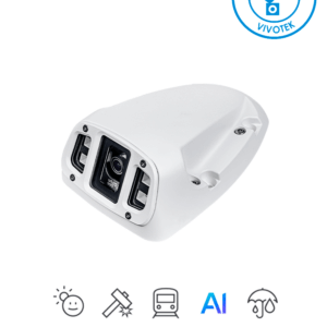 VIVOTEK MD9584-H(3.6mm) - Camara IP domo exterior, 5 Megapixeles, Lente fijo 3.6mm, IR 50 Mts, Conector M12, IP68, IK10, Nema 4x, EN50155 OT4