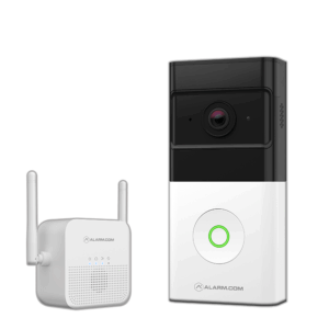 ALARM.COM VIDEO PORTERO CON TIMBRE - Timbre Inteligente con vídeo Portero Inalámbrico de alarm.com /Wi-Fi / IP66 /1080P / 160° apertura horizontal. Batería incluida.
