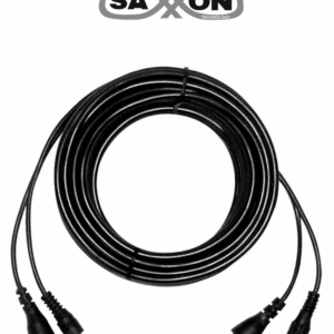 SAXXON WB0110C- Cable de 10 Metros Armado para Video y Energia/ Para Camaras Hasta 8 Megapixeles/ con Conectores BNC y de Energía/ Uso Interior/ Cable de Video 100% Cobre/ 12W/ Soporta: AHD/CVI/TVI/CVBS/