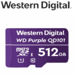 WESTERN DIGITAL WDD512G1P0C - Micro SD 512 GB / Purple SCQD101 / Para videovigilancia / 24-7 / Alto rendimiento