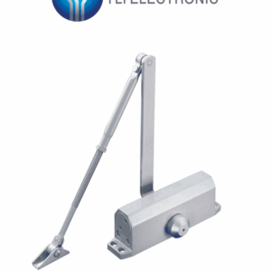 YLI YC-83-2 - Brazo cierra puerta automático / Para puertas de 100 kg / Compatible con puertas de madera, vidrio, metal / Velocidad ajustable de cierre / Instalación izquierda o derecha
