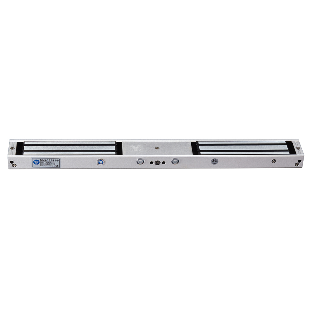 YLI YM180NDLEDPACK - Paquete de Cerradura Magnética doble con Led YM180NDLED y Soporte de Fijación Tipo ZL / Fuerza de Sujeción 180Kg / 350Lb por extremo / Voltaje dual / Puertas de madera, vidrio, metálica - Image 2