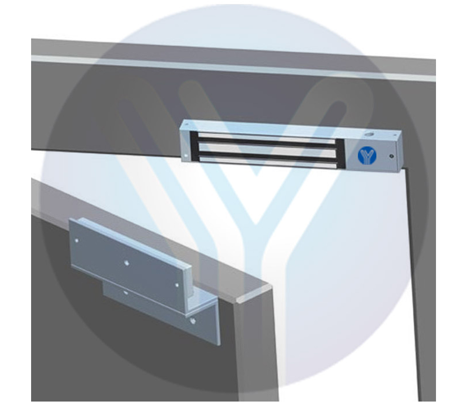 YLI MBK180NZL - Soporte de fijacion de electroiman para puerta con apertura interior de 180 Kg tipo ZL / Compatible con YM180NLED - Image 2
