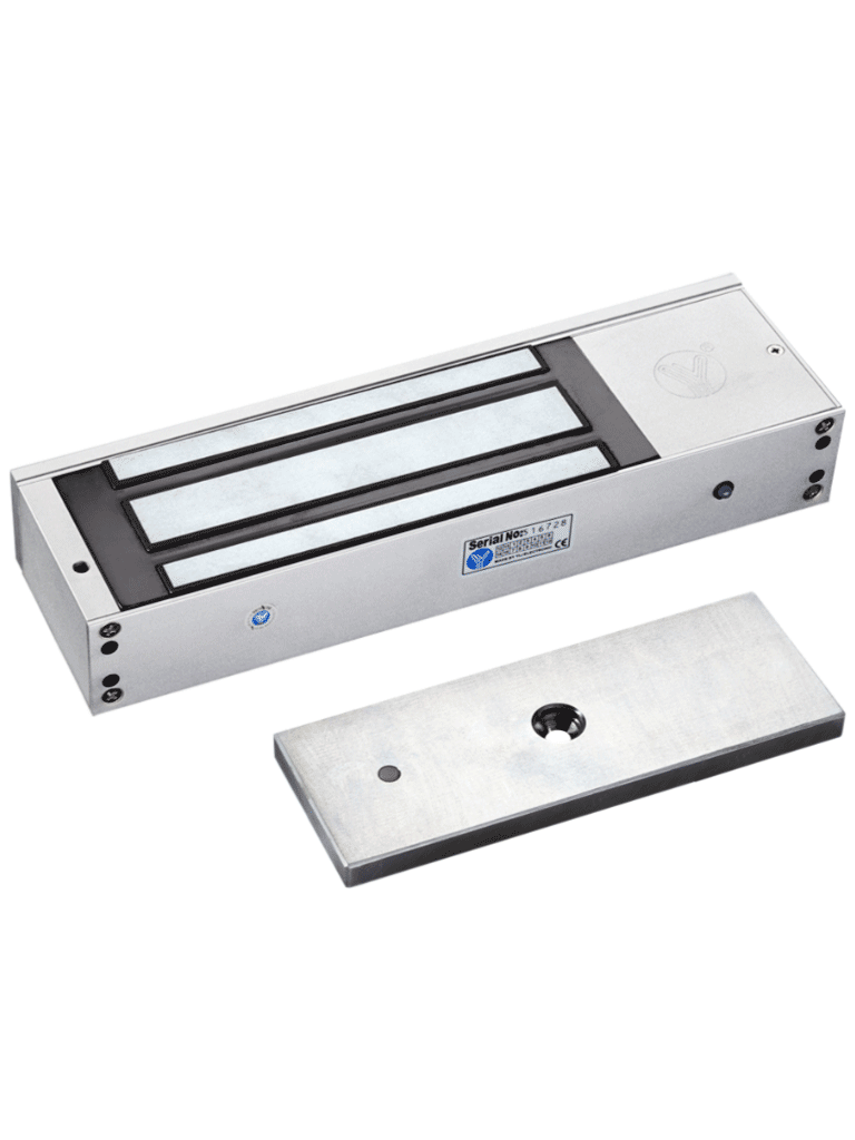 YLI YM750TPACK - Paquete de Cerradura Magnética YM750TLED con Soporte ZL MBK750ZL / Fuerza de Sujeción 750 Kg, 1500LB / Voltaje dual 12v/24VDC - Image 4