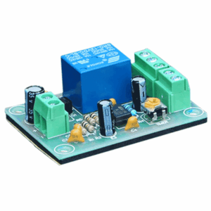 YLI PCB505 - Módulo de Relevador con Retardo de Tiempo ajustable / Salidas NC y NO / Conexión de botón / Voltaje 12 VDC / 1 a 30 segundos