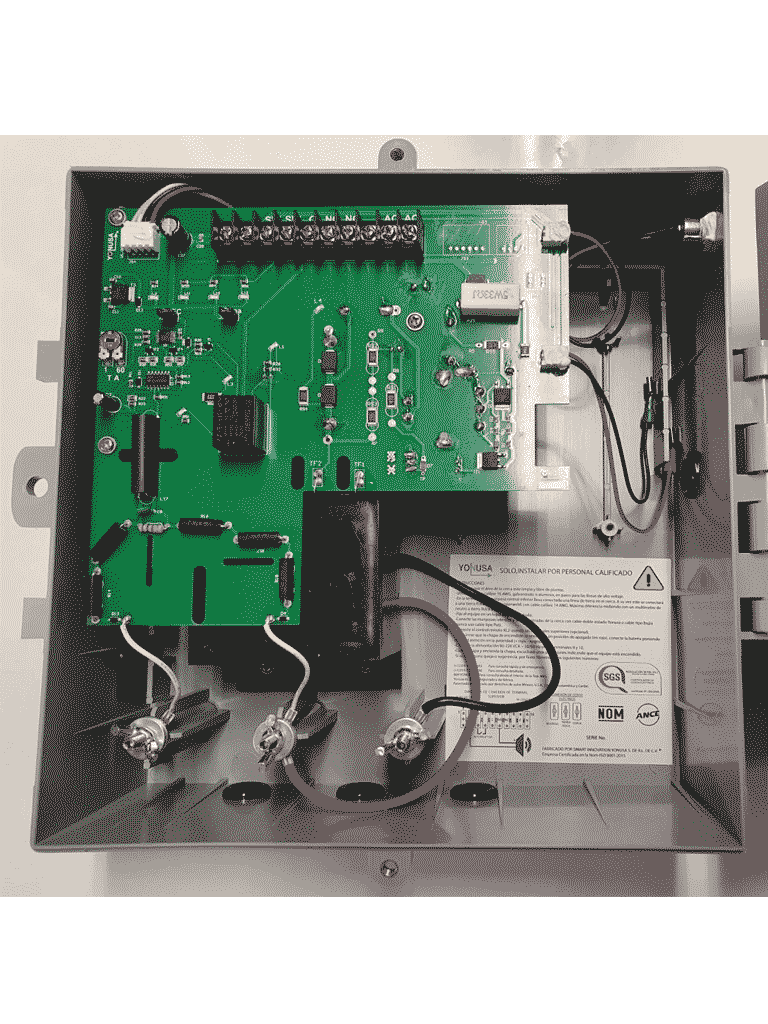 YONUSA EYM12000127NG - Energizador Modular para Cercos Eléctricos, Salida de Hasta 12,500 V, Alcance de 2,500 Metros Lineales (500 Metros en 5 Líneas), Alimentación 110/220 VAC, Compatible con Módulo WiFi, Bajo Consumo - Image 5