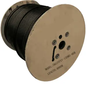TCE - ZKGJYFXY-12OM3-4KM - Fibra Óptica de 12 hilos, Multimodo OM3 50/125 Interior/Exterior, Loose Tube 250um, Dieléctrica, OFNR (Riser) (Venta por carrete)