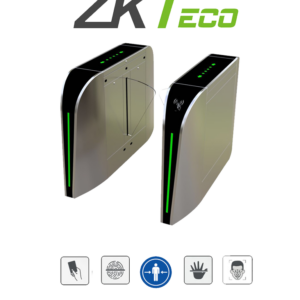 ZKTECO FBL300 - Barrera Peatonal Tipo Flap Bidirecc. / 2 Chasis Acero SUS304// Aleta de Acrílico/ 110V/ 35 Personas x Min/ Carril 60 cm/ Exterior Protegido/ 2 millones de Ciclos/ 5 pares de Infrarrojos / No cuenta con Lectores y Panel