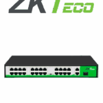 ZKTECO PE242300C - Switch de 24 Puertos Fast Ethernet PoE , Estándar AF - AT , 2 Puertos RJ45 10/100/1000M + 1 Puerto SFP*1000 , PoE+ hasta 30W por puerto , 250 mts sobre UTP CAT 6