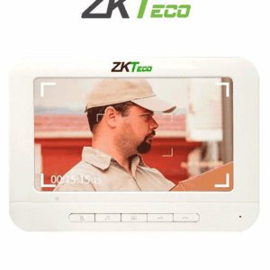 ZKTECO VDPIB3 - Monitor LCD de 7 pulgadas para Videoportero Analógico / Conexión mediante 4 Hilos / Resolución 800*480 píxeles / Imagen Nítida / Botón de NO Molestar / Hasta 25 Tonos Diferentes