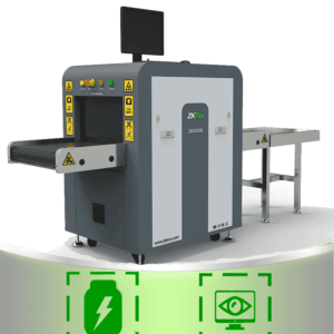 ZKTECO ZKX5030A - Máquina de Rayos X con energía simple, túnel para equipaje de 50 x 30 cm y capacitación en sitio incluida.