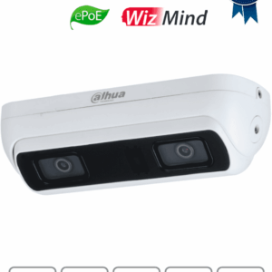 DAHUA IPC-HDW8341XN-3D-0360B-S2 - Cámara IP Dual Resolución de 3 MP/ Lente 3.6 mm/ ∢ 79°/ IR 20 mts/ IA WizMind/ Cont. de Personas/ Personas en Areas/ Gestion de Filas/ Starlight/ ePoE/H.265+/ IP67/ IK10/ Micrófono/ Sirena/ E&S Alarma y Audio