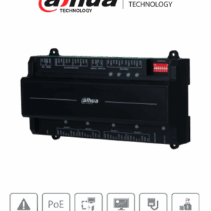 DAHUA ASC2204B-S  - Panel de Control de Acceso para 4 Puertas y 4 Lectoras/  TCP/IP/ Comunicación RS-485 y Wiegand/ 100,000 Usuarios, 3,000 Huellas y 500,000 Registros/ Soporta Interlock, Anti-passback, Desbloqueo Remoto/ Funcion WatchDog/