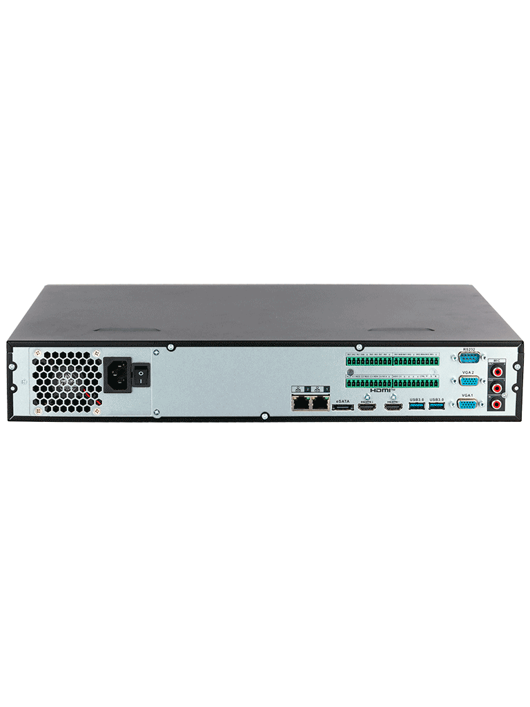 DAHUA DHI-NVR5432-EI2 - NVR de 32 canales IP 8K/ Acupick/ WizSense/ SmartH.265+. Rendimiento de 448 Mbps/ 4 bahías para discos duros/ IA avanzada/ Detección y reconocimiento facial/ ANPR/ SMD/ Detección de EPI/E/S de alarma y audio/8K HDMI output/ - Image 2