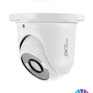 ZKTECO ES-854C31C-S4-C-MI-S  Camara IP Domo Full Color de 4 MP, Serie BioSense, Lente 2.8 mm, Micrófono Integrado, Video Analítico IVA, Visión nocturna a color hasta 30 m, PoE, IP67, Onvif y Carcasa Metálica