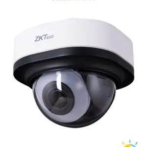 ZKTECO DL-855P38B-S8-S-FHL - Cámara IP Domo Híbrida Inteligente de 5 MP, Serie BioSense, Lente Motorizado 2.8–12 mm, Video Analítico IVA, Visión nocturna híbrida: IR 50 m / Luz blanca 30 m, MicroSD 256 GB, PoE, IP67, IK10 y Carcasa Metálica