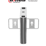 Dahua DHI-ASGB622K-D Swing Barrier/ Anticolision/ Alarma y Luz ajustable/ Ajuste de Volocidad de Desbloqueo/ 5 Millones/ Acero Inozidable/ 20-60 Personas/Minuto/ Interior-Exterior(Protegido)/ IR 12 Pares/ Compatible con controles de acceso de terceros