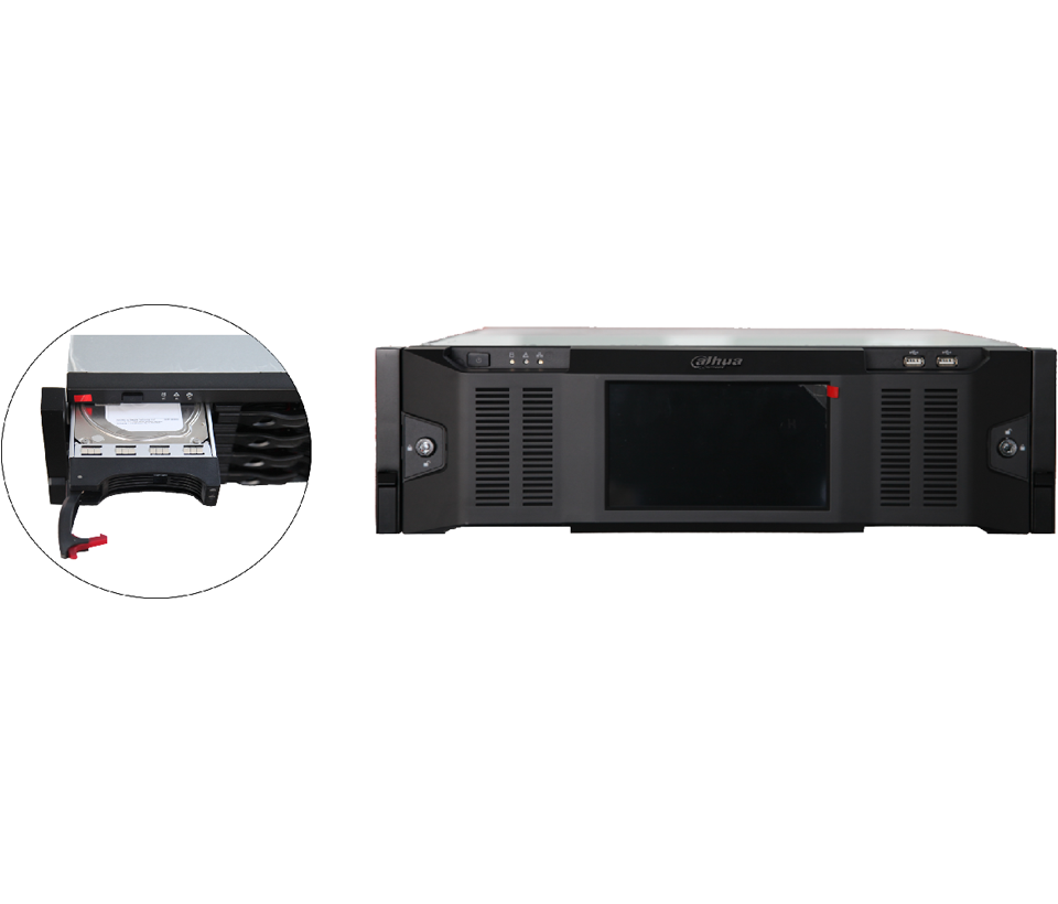 DAHUA DSS7016DR-S2- Servidor de Administración de Dispositivos compatible con Software DSS Pro y dispositivos Dahua. Ofrece una capacidad de 600Mbps y cuenta con 15 bahías SATA Hot Plug. Soporta RAID para una gestión avanzada y segura de dispositivos. - Image 2