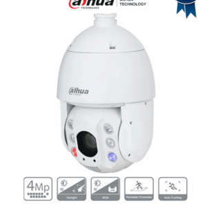 DAHUA DH-SD6C3425GB-HNR-A-PV1 - Cámara IP PTZ 4MP con tecnología Acupick, WizSense y FullColor, iluminador dual inteligente, TiOC, zoom óptico 25x, IR 150m, luz visible 50m, AutoTracking, SMD 4.0, E/S de alarma y audio, IP66, PoE.