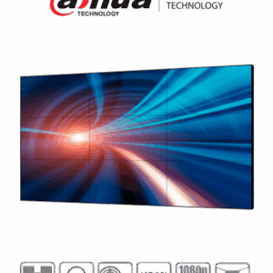 Dahua LS460UCM-EF - Pantalla Full HD para Videowall de 46 Pulgadas/ Panel LCD ADS Industrial 24/7/ Marco Ultra Delgado de 3.5mm/ Soporta Daisy Chain (Conexión HDMI en Cadena)/ Interfaces HDMI, DVI, VGA, BNC y USB/ Brillo 500 cd/m2/