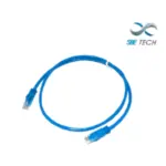 SBE TECH SBE-PCC62.0M-BL28 - Patch Cord cat. 6 diámetro reducido 28 AWG con bota inyectada / color azul / 2 metros