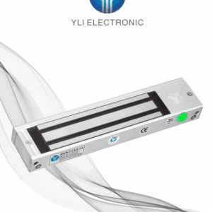 YLI YM500NLED - Cerradura Magnética con Indicador Led para Control de Acceso / Uso rudo / Interior / Fuerza de Sujeción 500 kg o 1200 Lb / Voltaje Doble 12 ó 24 VDC / Compatible con Soporte MBK500NZL