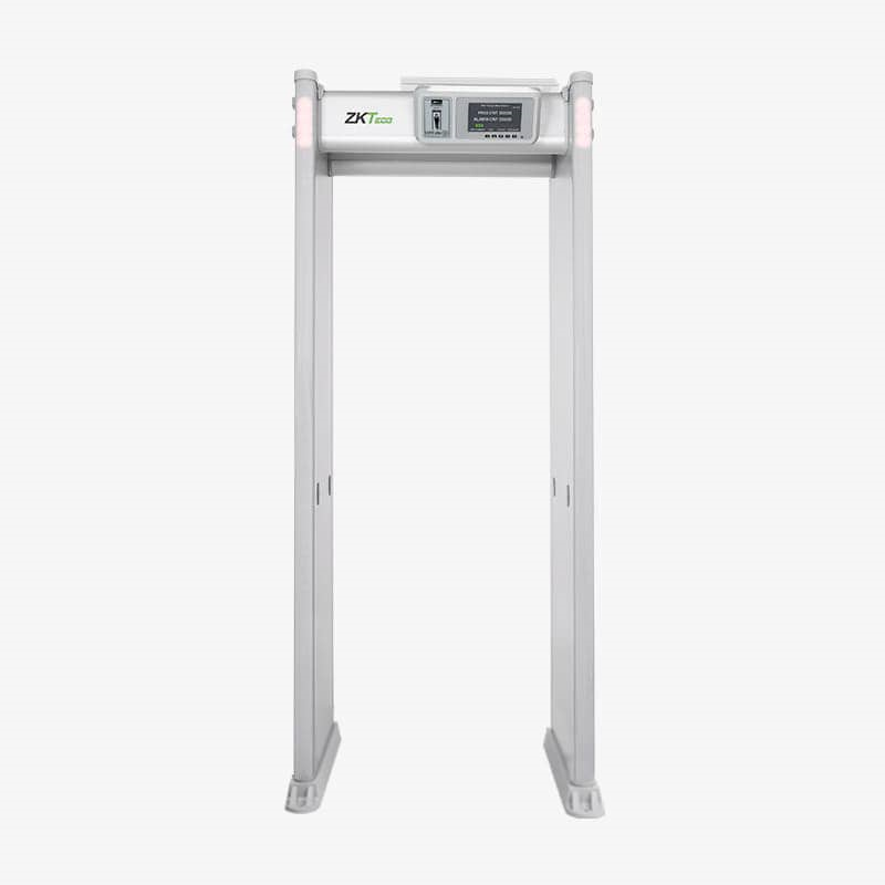 ZKTECO D4330 - Arco Detector de Metales con 33 zonas de detección, 300 niveles de sensibilidad, pantalla HD 7", indicadores LED en ambas vistas, control remoto y batería de respaldo incluida. - Image 4