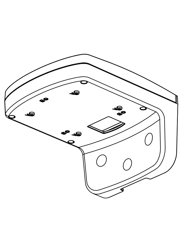 BOSCH V_NDA5070LWMT - Soporte Pared en L Para FLEXIDOME 5100i - Image 2