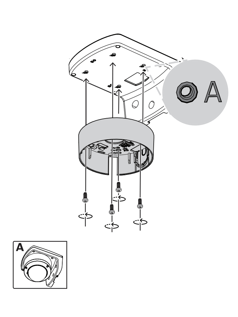 BOSCH V_NDA5070LWMT - Soporte Pared en L Para FLEXIDOME 5100i - Image 4