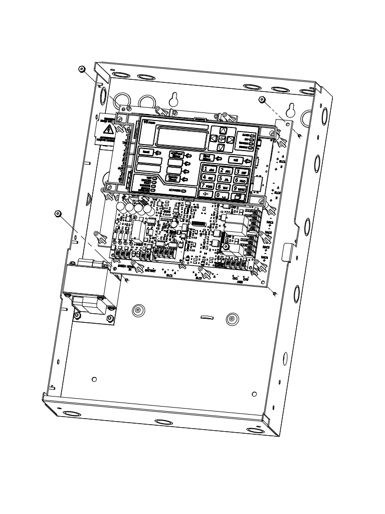 KIDDE F_VS4GSP - Panel de Incendio Direccionable / Sistema de hasta 4 Lazos con 1 Lazo de 250 Dispositivos Instalado / 110V / Gris / Español - Image 4