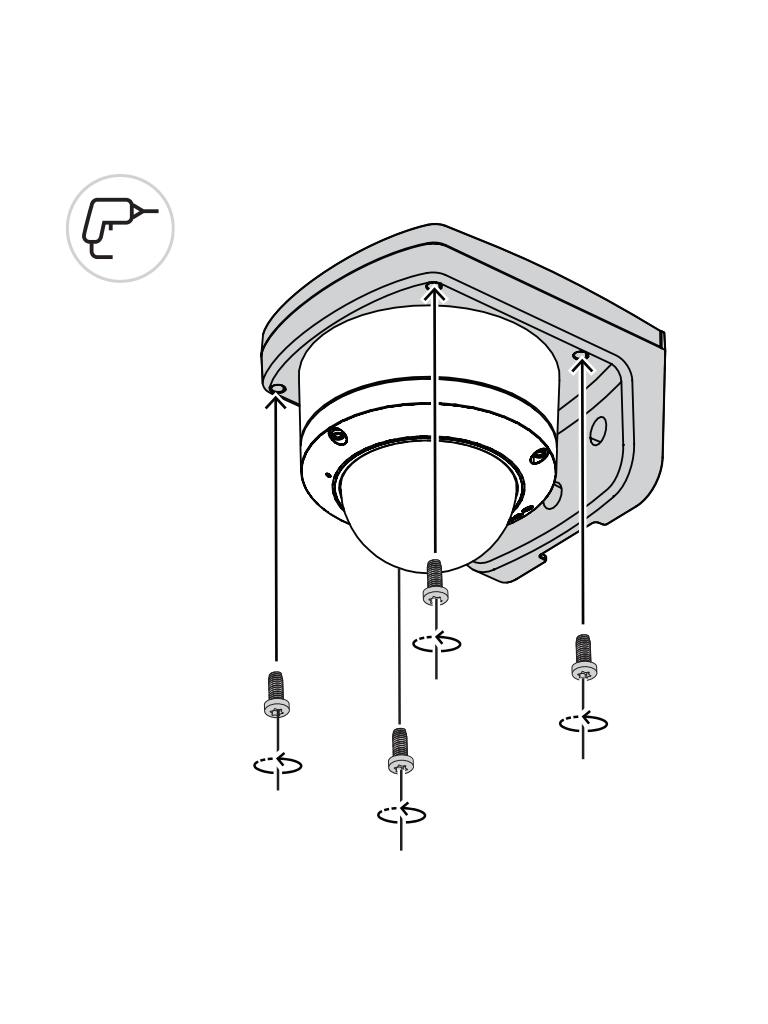 BOSCH V_NDA5070LWMT - Soporte Pared en L Para FLEXIDOME 5100i - Image 10