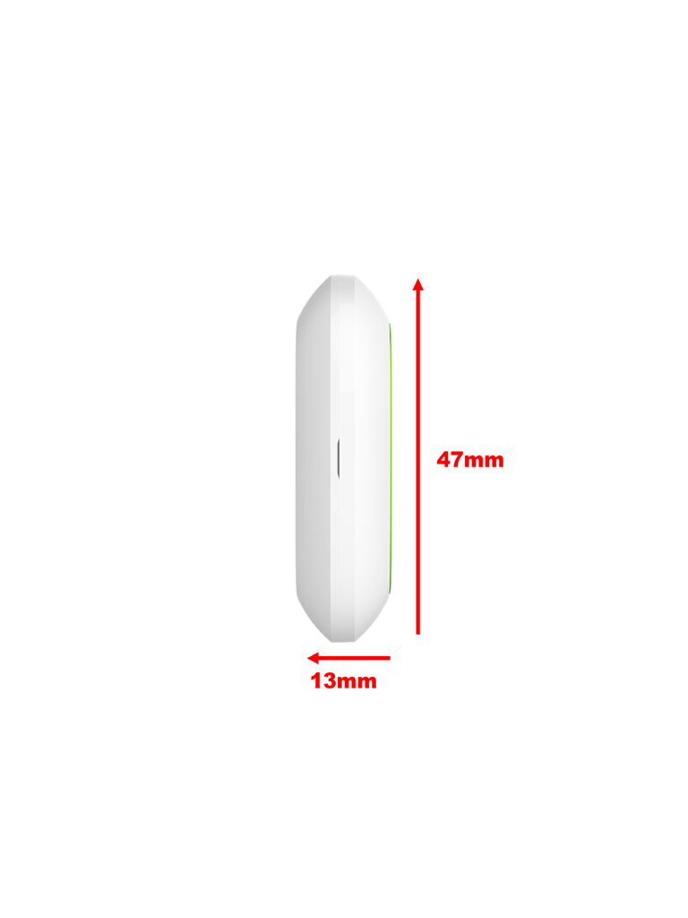 AJAX Button W - Botón inteligente multifuncional. Botón de pánico / Control de dispositivos de automatización / Silenciar alarmas de detectores de incendios. Color Blanco (28203.26.WH3) - Image 4