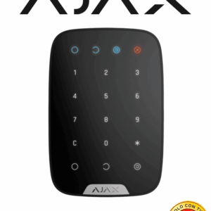 AJAX KeypadB - Teclado táctil inalámbrico con soporte de pared. Color Negro