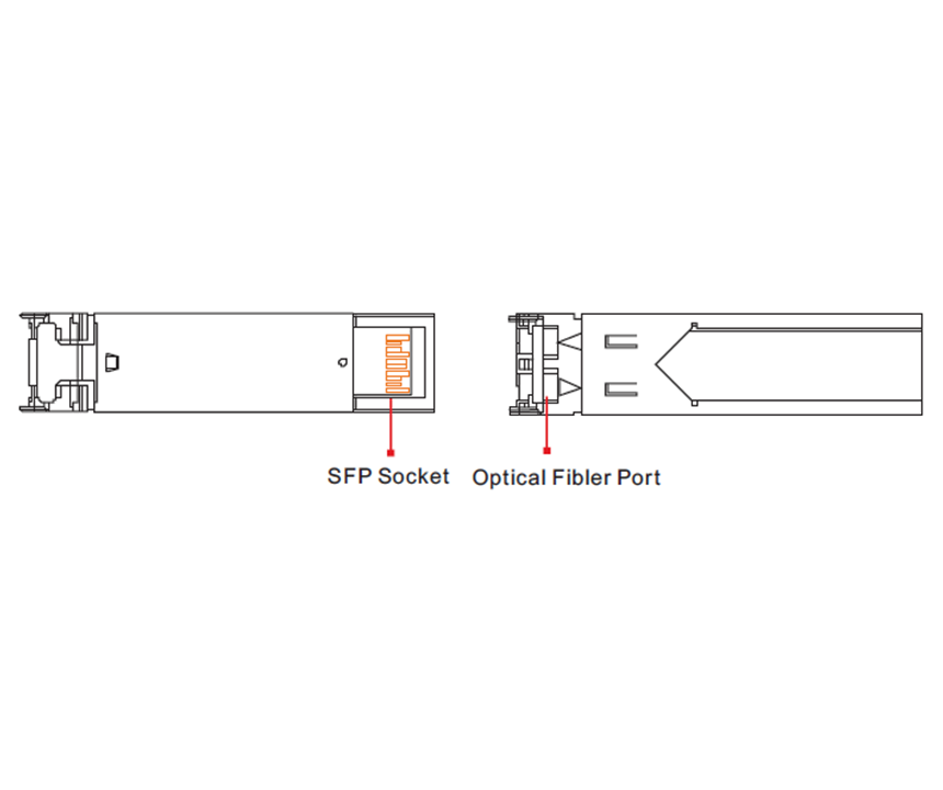 UTEPO SFP125G20KM - Transceptor de fibra óptica SFP monomodo, con conector LC, velocidad de 1250 Mbps y alcance de hasta 20 km de conexión - Image 2