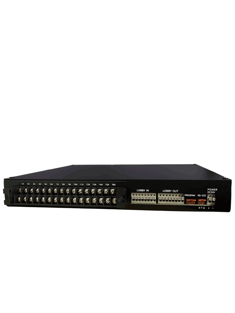 COMMAX CCU216AGF - Distribuidor para panel de audio DR2AG para interconectar hasta16 Intercomunicadores AP2SAG por 2 hilos / Sistema departamental - Image 2