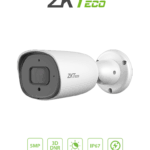 ZKTECO BS855P22CS7MI - Cámara IP Bullet 5 Megapíxeles / Compresión H.265 / Lente 3.6 mm / Alcance IR 30 mts / Detección Facial / Micrófono Integrado / Carcasa metálica / PoE / IP67 / P2P / ONVIF Profile S