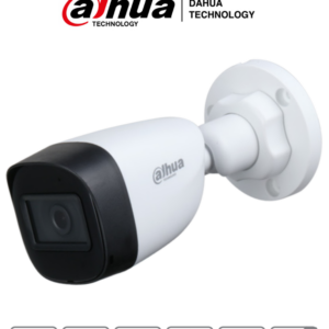 DAHUA HAC-HFW1200CN-A - Cámara Bullet 1080p/ Micrófono Integrado/ Lente de 2.8mm/ 30 Mts de Ir/ IP67/ Policarbonato/ CVI/CVBS/AHD/TVI/ BLC/HLC/DWDR