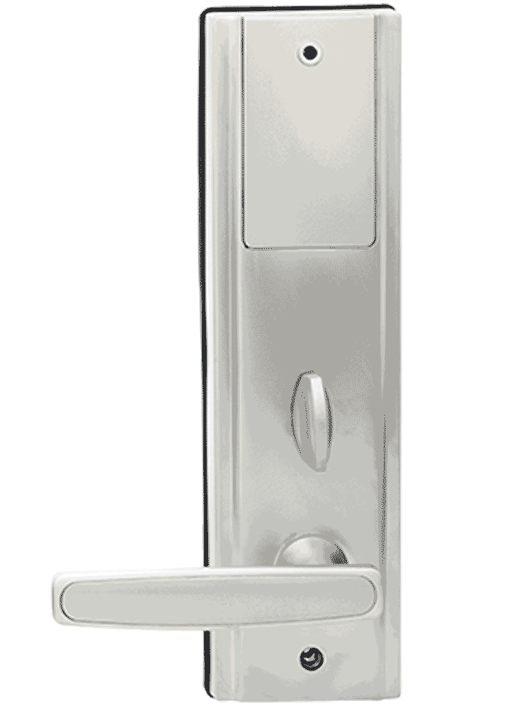 ZKTECO LH3600L - Cerradura Izquierda para Hotel con Tecnología Mifare 13.56 MHz, Compatible con Puertas de 35 a 55 mm de Grosor, Estándar Americano, con 5 Pestillos de Seguridad - Image 2