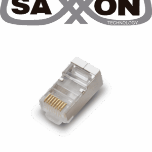 SAXXON S901B - Conector plug RJ45 para cable UTP/FTP /CAT 5E / Blindado / Paquete 100 piezas