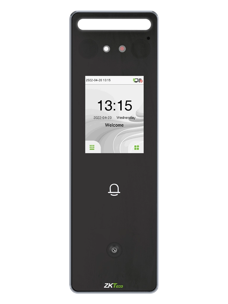 ZKTECO SpeedFaceV3LQR - Control de Acceso y Asistencia Visible Light con Autenticación Facial (500 Rostros), Lectura de QR (3000 Códigos), Registro de 200,000 Eventos, IP65 y Conectividad TCP/IP - Image 2