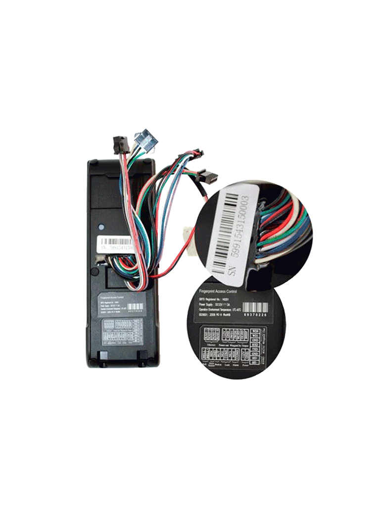 ZKTECO TF1700 - Control de Acceso Exterior de Huella, Tarjeta y Contraseña / Soporta 3000 Huellas / 10000 Tarjetas RFID 125 khz / Almacena 30000 Registros / Conexión TCPIP / USB / Compatible con Software ZK Access 3.5 - Image 4